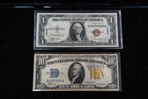 old dollars banknotes from Texican Rare Coin, Tyler, Texas